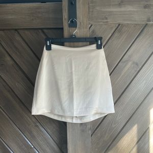 Satin Mini Skirt